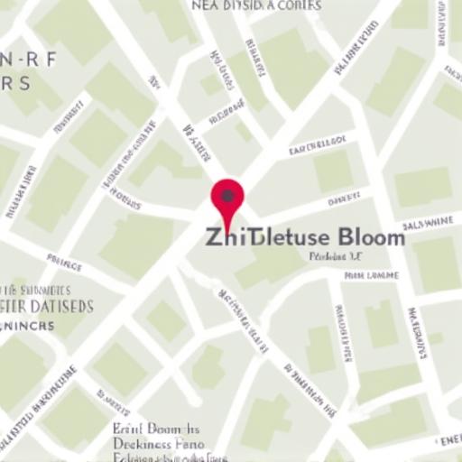 A map showing the location of Zenith Blooms in Primrose Hill, London.